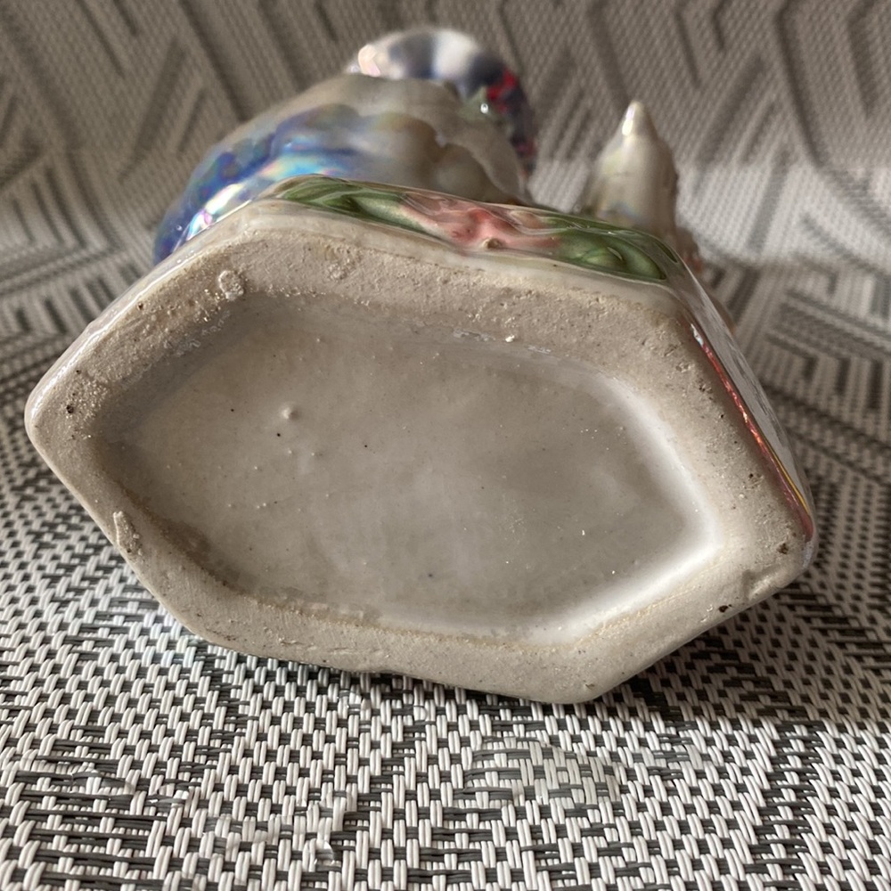 Vintage bird & flower vase - Picture 5 of 8